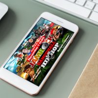 Premium mobile phone screen mockup template