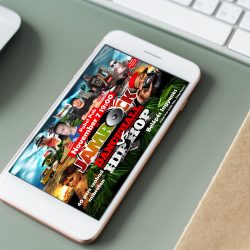 Premium mobile phone screen mockup template
